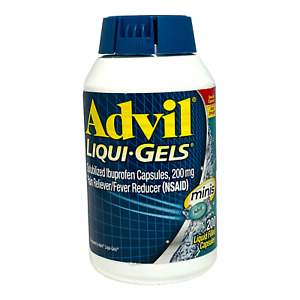 Advil 200mg Minis Solubilized Ibuprofen Capsules - 200 Pieces EXP 03/2026