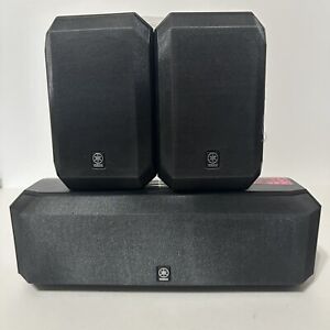 Yamaha NS-AP2600C & NS-AP2600S Set Of 3 Surround Sound Stereo Speakers