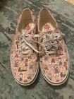 VANS Peanuts Shoes 2 Dance Party 2017 Pink Snoopy Charlie Brown Laceup M 7 W 8.5