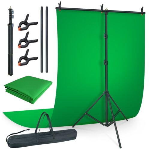 LINCO Photo T-Shape Backdrop Stand Background Backdrops Support Kit - AM207