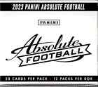 2 BOX LOT 2023 PANINI ABSOLUTE FOOTBALL VALUE CELLO FAT PACK 24 PACKS TOTAL