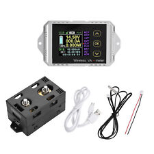Wireless LCD DC Voltage Ammeter Power Meter Watt Tester VAT-1200 0-200A 0-100V