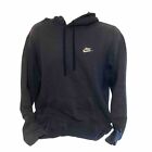 Vintage Distressed Trashed Nike Hoodie Blue Tag Spell Out Text Swoosh Mens Large