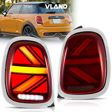 VLAND Chrome LED Tail Lights for 2014-2020 BMW Mini Cooper F55/56/57 W/Animation (For: Mini)