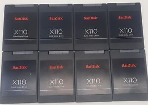 LOT x 8 * SanDisk SSD X110 2.5