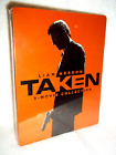 Taken 3-Movie Collection (Blu-ray, 2015, STEELBOOK) Liam Neeson action thrillers