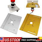 Router Table Insert Plate Aluminum Trimmer Engraving Machine Milling Flip Board