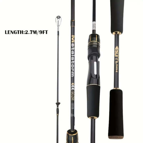Metalstorm Premium Carbon-Fiber Fishing Rod - Lightweight (9FT)