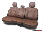 2009 - 2018 Dodge Ram Rear Seat, Brown Leather Laramie Longhorn, Crew Cab #1492 (For: Ram Limited)