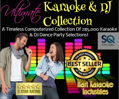 Karaoke And DJ Music Hard Drive - Studio Quality - For Windows PCs
