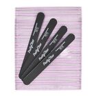 50pc Professional Nail Files Acrylic File Straight Black File 100/100 Grit