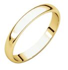 Solid 10k Yellow White Rose Gold 3mm Comfort Fit Men Women Wedding Band Ring