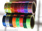 SEQUINS Holographic Sparkle Tape, Pick Color & Size, Fantasy Holographic Tape