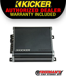 Kicker 46CXA8001 Car Audio Class D Amp Mono 1600W Peak Power Sub Amplifier