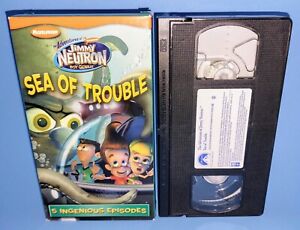New ListingThe Adventures Of JIMMY NEUTRON Sea Of Trouble VHS 2003 Nickelodeon RARE OOP