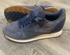 Reebok Classic Leather SG BS7485 Mens Blue Suede Casual Size 9 Sneakers Shoes