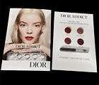 Dior Addict Shine Lipstick w/ Brush 4 SHADES SAMPLE Set 8 Cherie Icone Nude Look