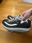Skechers Shape Ups Walking Shoes Sneakers Toning Size 9.5 Black White