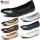 Womens Slip On Ballet Flat Shoes Classic Comfort Casual Walking Flat Shoes