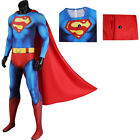 Superman 1978 Moive Christopher Reeve Cosplay Costume Bodysuit Jumpsuit Zentai