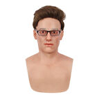 IMI Realistic Silicone Young Man Mask Crossdresser Face Headwear Halloween Props