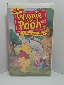 Winnie The Pooh VHS Tape - A Valentine For You (2000) Clamshell