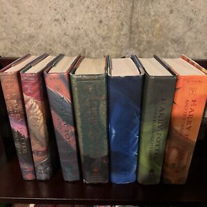 Harry Potter Hardcover Books Set 1-7 with Dust Jackets J. K. Rowling