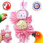 Bonka Bird Toys Sola Bunny Colorful Easter Parrot Forage Chew Parrot Cage Toy