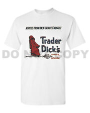 TIKI T Shirt Retro Style Vintage Decal Art Trader Dick's Tiki Bar Sparks Nevada