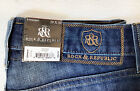 New Rock & Republic Men's Size 29 X 30 Straight Leg Denim Cotton Jeans R510207