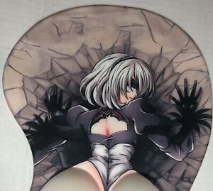 3D Ergonomic Anime Mouse Pad Nier Automata Gel Mat With Wrist Rests 3D Game Hot