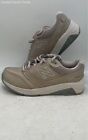 New Balance Womens 928 V3 WW928GR3 Beige White Lace-Up Sneaker Shoes Size 5