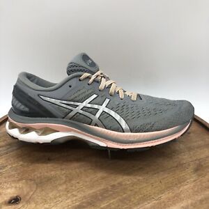 Asics Womens Gel Kayano 27 1012A649 Gray Running Shoes Sneakers Size 9