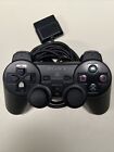 Original Sony PlayStation 2 PS2 DualShock Controller SCPH-10010 Black #5B