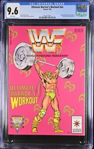 1991 Valiant WWF WWE Ultimate Warrior's Workout 1 CGC 9.6 POP 2 RARE WCW
