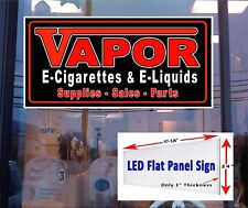 V a p or  e  ciG Sales Parts  LED flat panel light box window sign 48