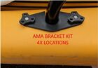 Hobie Island AMA Bracket Kit- Replaces bungee system. PETG/ 316 SS Hardware