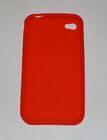 TPU Soft Gel Skin Case For Apple iPhone 4 RED