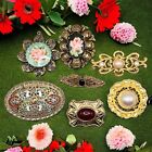 Assorted Vintage Filigree Dainty Multicolor Jewelry Lot 6 Brooches 1 Pendant