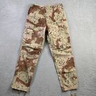 Vintage Military Pants Mens Small Combat Chocolate Chip Camo Desert Storm 90s