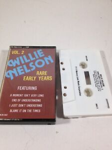 New ListingCassette Tape Willie Nelson Rare Early Years