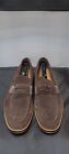 ALDO Brown Suede Round Toe Slip On Penny Loafers Men’s Size 12