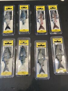 Storm Live Kickn Shad Lot Of 8 Lures