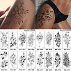 Women Temporary Tattoos Sticker Sketch Sexy Flower Arm Legs Body Art Waterproof