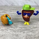 McDonalds Toy Changeables T-Bone Steak Figure And Cheese Burger 1989 1993