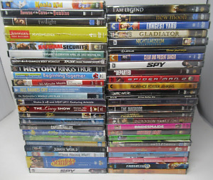 New Listing50 NEW / SEALED DVD MOVIE LOT, DRAMA,THRILLER, ACTION, KIDS,FAMILY,TV SHOWS + #1