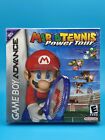Mario Tennis: Power Tour (Nintendo GameBoy Advance, 2005) CIB + Box Protector 💎