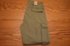 NWT MEN'S LEVI ACE CARGO PANTS Multiple Sizes At Waist Relaxed Tapered Green $69