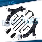 Front Lower Control Arms + Sway Bars Tie Rods Kit for Chevy Equinox GMC Terrain