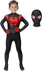 Spider-Man Miles Morales Costume Halloween Cosplay Jumpsuit Spandex Bodysuit